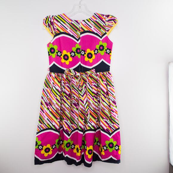 BARBIE Dress Girl's Size 10/12 Shrawanti Colorful Abstract Floral - Picture 3 of 10